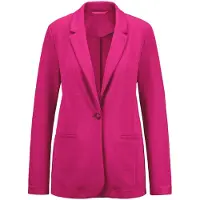 Goldner Jackenblazer "Kurzgröße Damenblazer mit Reverskragen und Paspeltaschen" mit formgebenden Teilungsnähte