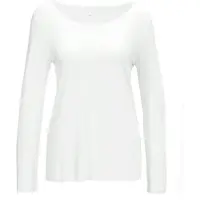 Goldner Longpullover "Kurzgröße Kombistarkes Langarmshirt mit tonaler Zierkante" Ohne