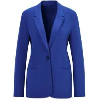 Goldner Jackenblazer "Kurzgröße Damenblazer mit Reverskragen und Paspeltaschen" mit formgebenden Teilungsnähte