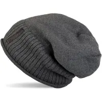 StyleBREAKER Strickmütze "Feinstrick Beanie mit Teddyfleece" 1 Stk.