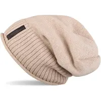 StyleBREAKER Strickmütze "Feinstrick Beanie mit Teddyfleece" 1 Stk.