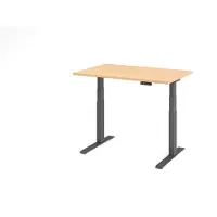 Hjh OFFICE PRO XDKB 12 G - Ahorn 120 x 80 elektrisch höhenverstellbar