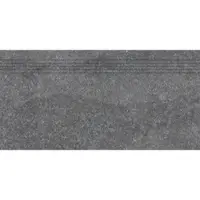 Rako Kaamos Treppenfliese schwarz 30x60 cm matt DCPSR588.1
