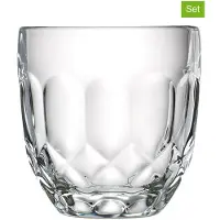 La Rochère gobelet troquet 23 cl facettes x6 Rundes transparentes Glas.