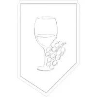 Sovie HORECA Weinmanschette Romeo Silber aus Tissue 9-lagig, 100 x 65 mm, 150 Stück