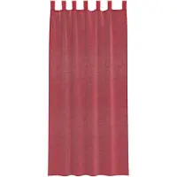 vidaXL Voile Vorhänge mit Stangentaschen 2 Stk. Weinrot