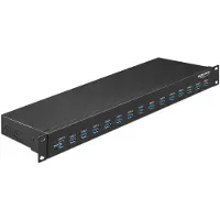DeLOCK 64039, USB 3.2 Gen 1 (3.1 Gen 1) Type-B, USB 3.2 Gen 1 (3.1 Gen 1) Type-A, 5000 Mbit/s, Schwarz, Metall, 16 W