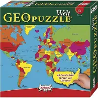 AMIGO Spiel + Freizeit GmbH Geo Puzzle - Welt