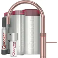 Quooker Fusion Round Set mit COMBI Reservoir & CUBE Kupfer Ros **inkl. CUBE Filter Starter Paket** FNRRCO COMBI CUBE2 *inkl.