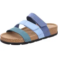 Rohde Slipper Soave 5419 Damen Warm Blue / Light Blue / Petroleo-Schuhgröße 40