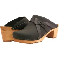 Sanita Wood Manuella Square Black Größe EU 37 Normal