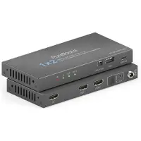 PureTools PT-SP-HD12-48G - HDMI 2.1 Splitter 1x2 8K 60Hz 4 2 0 mit Down-Scaling