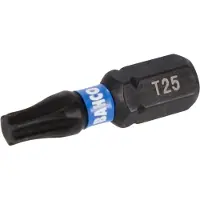 Bahco 1/4 Torsion Bits für TX T25 Schrauben 25 mm - 10 Stk. pro Blisterpackung
