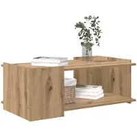 vidaXL Couchtisch Artisan-Eiche 90 x 50 x 33 cm Holzwerkstoff