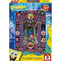 Schmidt Spiele SpongeBobs verrückte Welt, Puzzle, (1000 Teile)