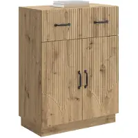 vidaXL Sideboard Artisan-Eiche 66 x 34,5 x 87 cm Holzwerkstoff