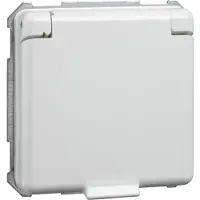 ELSO 225034, Typ C, 2P, Schrauben, Weiß, IP44, 250 V