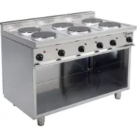 Saro Elektroherd mit offenem Unterbau Modell E7/CUET6BA