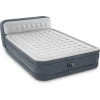 Famanu Luftbett mit Kopfteil 152 cm x 236 cm x 86 cm - Ultra Plush Comfort