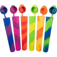 OEM Silikonische IJslolly Mallen Set von 6 Stück