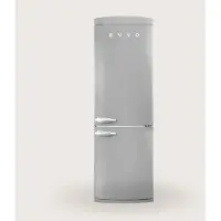 Evvo 8435743900614-frigorífico Combi F60gy Retro Kühlschrank Mit Gefrierfach