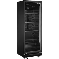 Saro Getränkekühlschrank mit Glastür - schwarz Modell GTK 360