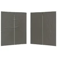 vidaXL Party Zelt Seitenteil 2 pcs Anthrazit 200 x 195 cm PE und Stahl