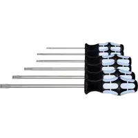 Wera Norm-Schraubendreher-Satz "Stainless", mit Kraftform-Heft, 6-teilig