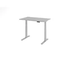 Hjh OFFICE PRO XDKB 12 S - Grau 120 x 80 elektrisch höhenverstellbar