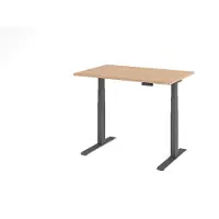 Hjh OFFICE PRO XDKB 12 G - 120 x 80 Eiche elektrisch höhenverstellbar