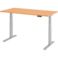 Hjh OFFICE PRO XDKB 16 S - Buche 160 x 80 elektrisch höhenverstellbar