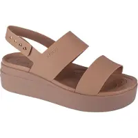 Crocs Brooklyn Low Wedge 206453-2EL, Sandalen, Damen, Braun, Größe: 37/38