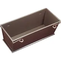 Gobel - Pasteten- oder Kastenform, aufklappbar - antihaftbeschichtet - 270x100 mm außen / 250x90 mm innen H 75 mm - 220020