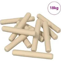 Syfax Holzdübel 12000 pcs Braun Massivholz