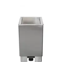 Saro Edelstahlmülleimer 60 Liter, Modell Apollo Hygiene, Desinfektion, Reinigen