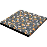 Bertoni | Hundematratze SQUAR - 60x60x5 cm - Grau - Komfortabel und Pflegeleicht - Für gesunden Schlaf