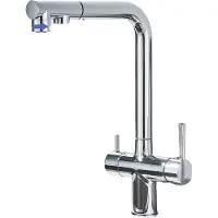 OEM Küchenarmatur, Dual-Handle, Ausziehbarer Auslauf, Chrom