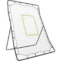 StarTech.com Pitchback Rebounder Netz - Baseball & Softball Trainingsnetz - Rückprallnetz für Wurftraining - Schwarz