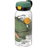 Mepal Campus Trinkflasche mit Klappdeckel 600 ml - Dino