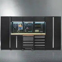 Datona Werkstatteinrichtung PREMIUM 350 cm Eiche