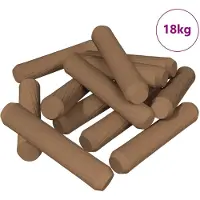 Syfax Holzdübel 18000 pcs Braun Massivholz