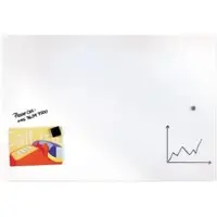 Franken Glastafel, magnethaftend, Wandmontage im Hoch- & Querformat, Sicherheitsglas, reinweiß, 1200 x 1500 mm