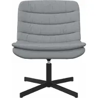 vidaXL Drehstuhl Hellgrau 63 x 75 x 76 cm Stoff