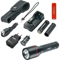 4K5 PL 1000 ProLight Taschenlampe Batteriebetrieben, Batteriebetrieben Mit Holster, Mit Handschlaufe