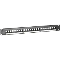 Dsit UTP Keystone-Patchpanel - 24 Ports Unbestückt