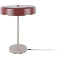Leitmotiv - Tischleuchte Reina Palo - Bordeaux - Ø30cm Tischlampe - Nachttischlampe, Wohnzimmer, Schlafzimmer