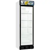 CombiSteel A&S polarny Flaschenkühlschrank 1 Glastür linksseitig Getränkekühlschrank Kühlschrank 382 L