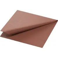 Duni Serviet Duni 24x24 cm 3-lag Chestnut brun,250 stk/pk