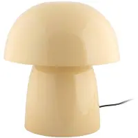 Leitmotiv - Tischleuchte Masivo Seta - Sanftes Gelb - Ø30cm Tischlampe - Nachttischlampe, Wohnzimmer, Schlafzimmer