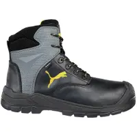 Puma Schnürstiefel Borneo MT MID SRC S3, Größe 48, Schutzstufe:S3, Größe:43, Farbe:schwarz, Weite:nv